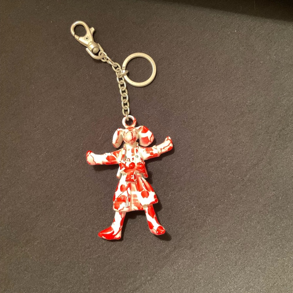 Red and White Keychain by Kenzo